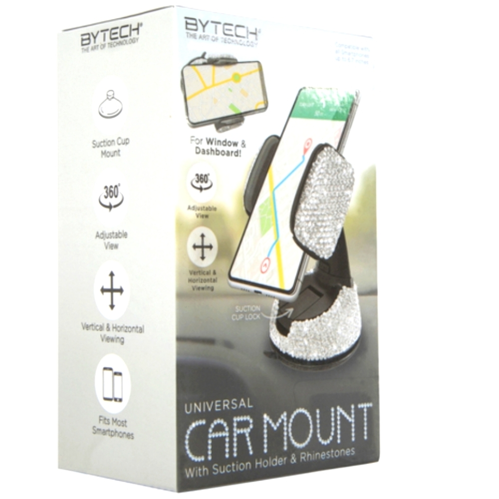 Bling Universal phone car mount with suction